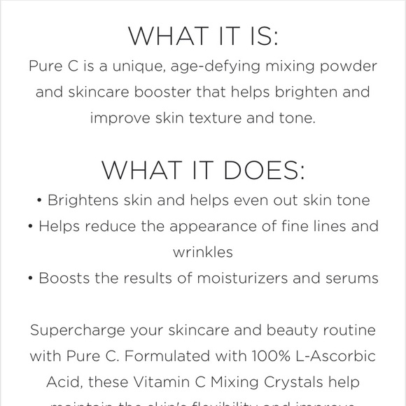 BNIB COSMEDIX Purce C Vitamin C Mixing Crystals - Picture 2 of 6